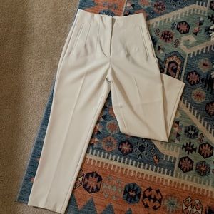 Zara cream work pant